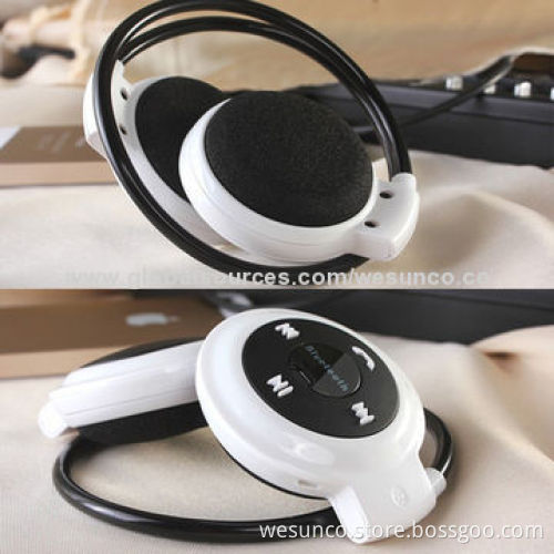 New & Comfortable Sports Bluetooth Stereo Headphone for Rock Music/Smartphones with Good NeckbandNew